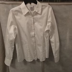White button-down dress shirt